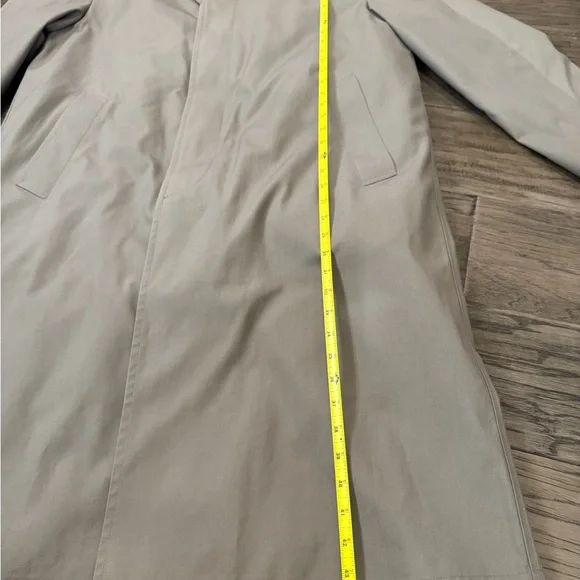 Vintage London Fog Trench Coat Mens 42 W/Warm Zip-Out Lining Made in USA 70s-80s - Picture 5 of 16
